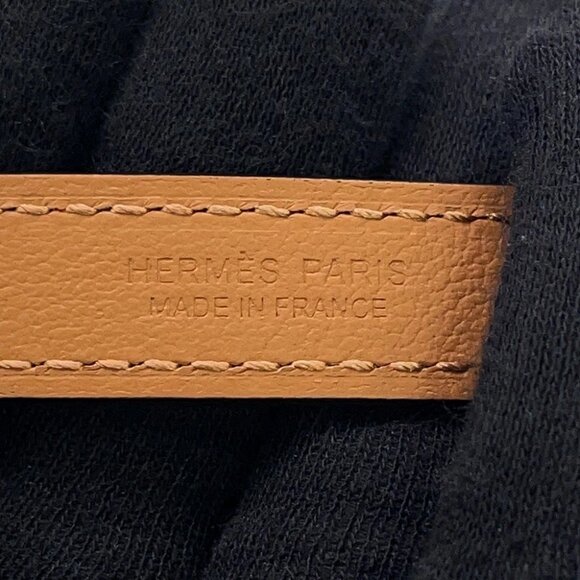 HERMES Pop Ash Belt Size 80 Epsom mauve pail - Picture 9 of 10